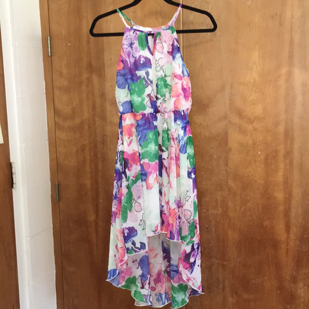 Lily Rose, high low, floral dress.